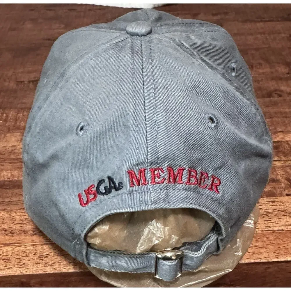 US Open Pebble Beach 2010 Blue Grey Golf USGA Member Baseball Cap Hat